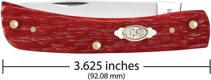 Case Cutlery Sod Buster Jr Dark Red Bone 31945