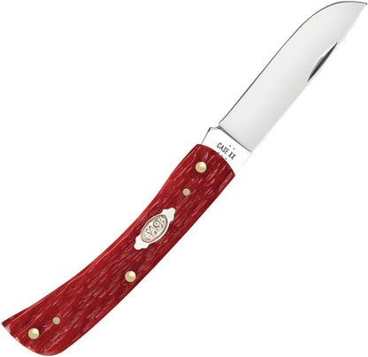 Case Cutlery Sod Buster Jr Dark Red Bone 31945