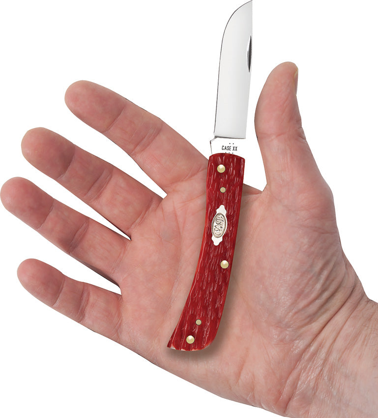 Case Cutlery Sod Buster Jr Dark Red Bone 31945