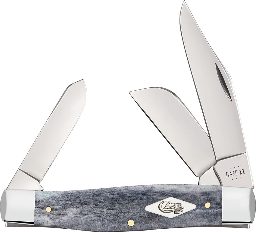 Case Cutlery Large Stockman Gray Bone 34203 by Case Cutlery