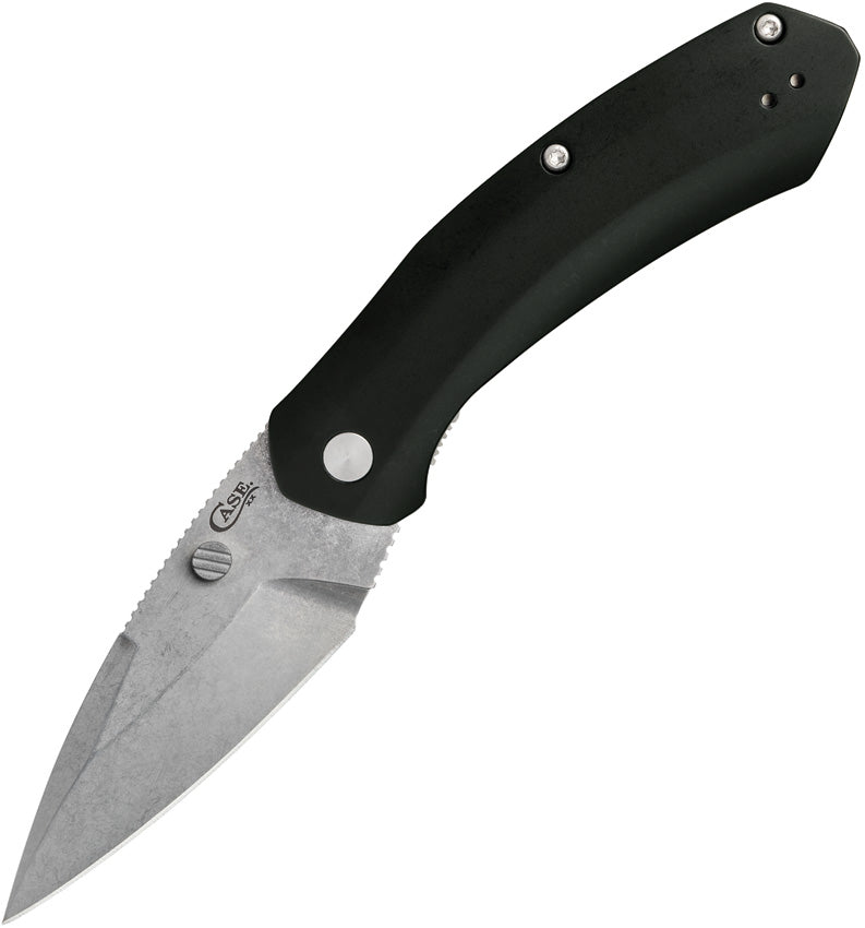 Case Cutlery Westline Linerlock folding knife with black aluminium handle, model 36550