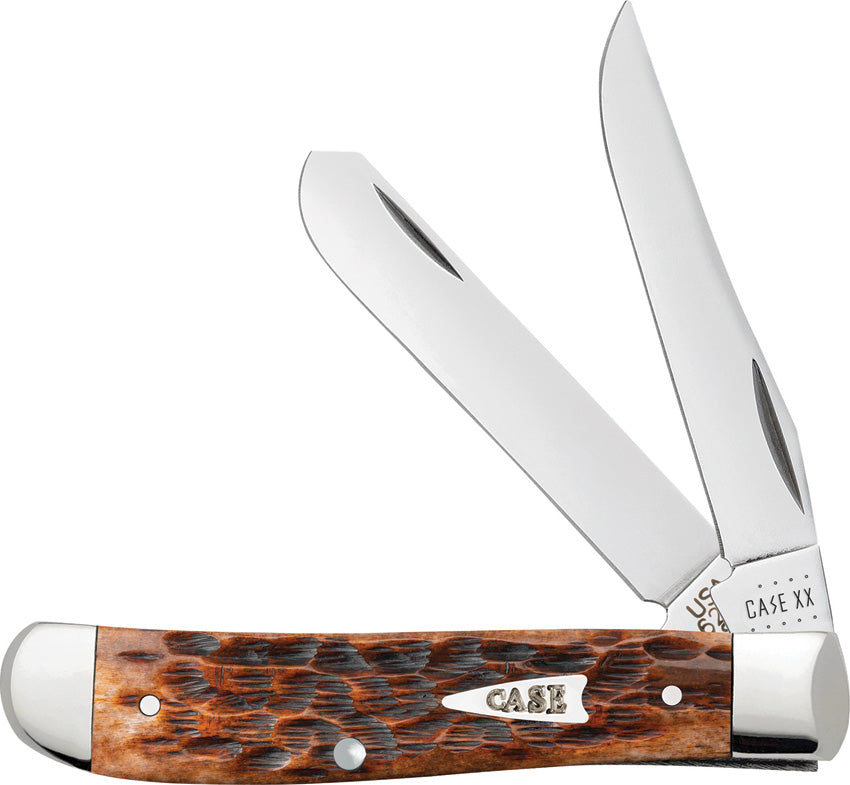 Case Cutlery Mini Trapper Brown Peachseed 42652 by Case Cutlery