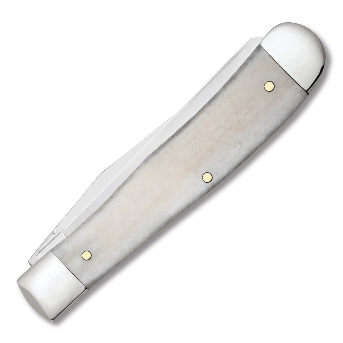 Case XX Desert Storm Smooth Bone Trapper Folding Knife CA50953
