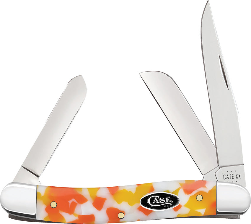 Case Cutlery Med Stockman Candy Corn Kirin 53753 by Case Cutlery