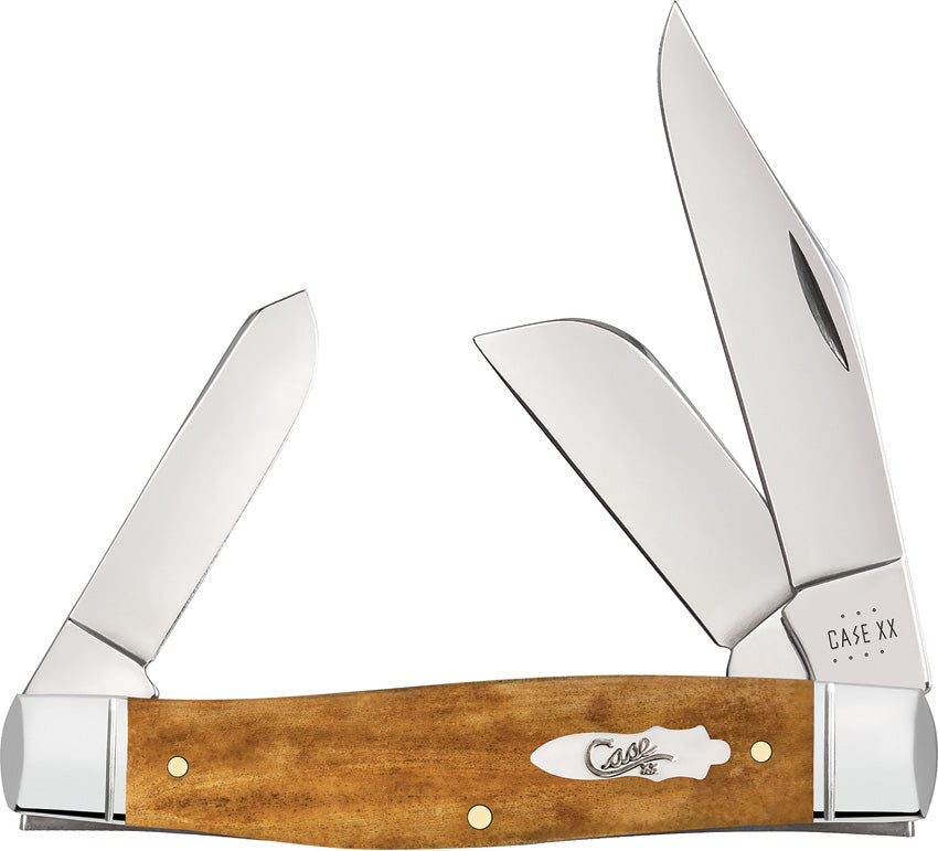 Case Cutlery Lg Stockman Antique Bone 58204 by Case Cutlery