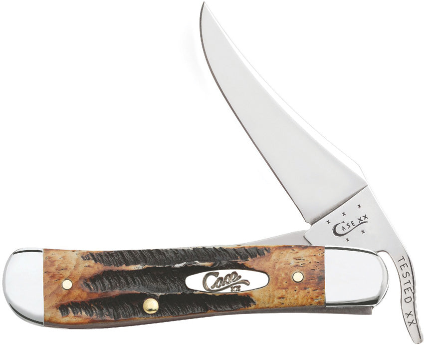 Case Cutlery Russlock Burnt Bonestag 65303 by Case Cutlery