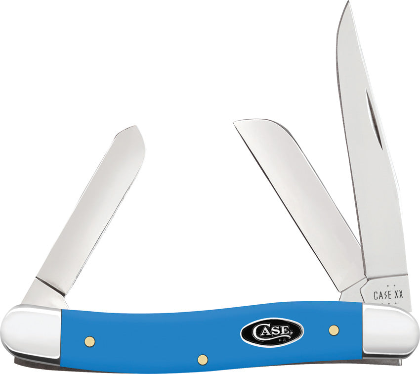 Case Cutlery Md Stockman Light Blue Syn 68906 by Case Cutlery