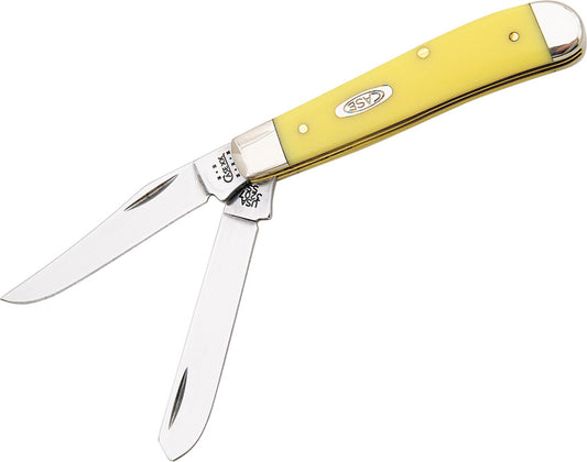 Case Cutlery Mini Trapper Yellow 80029