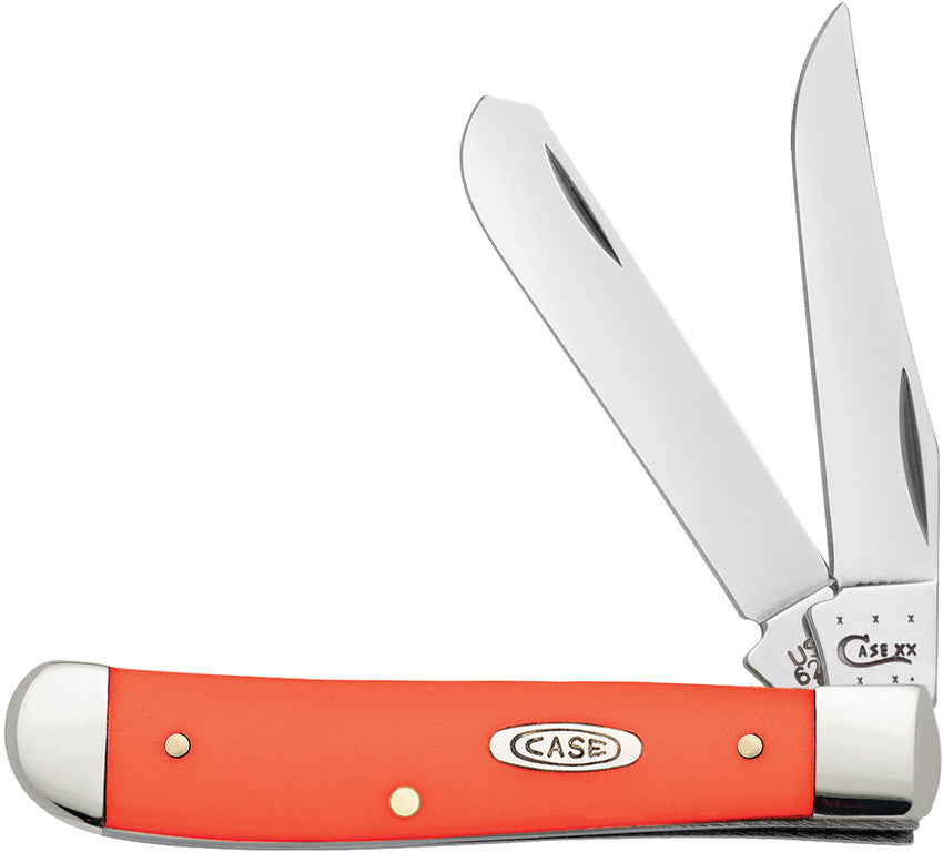 Case Cutlery Mini Trapper Orange Synthetic 80505 by Case Cutlery