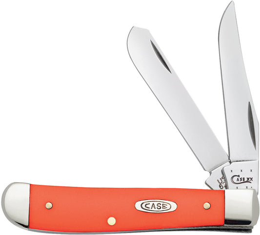 Case Cutlery Mini Trapper Orange Synthetic 80505