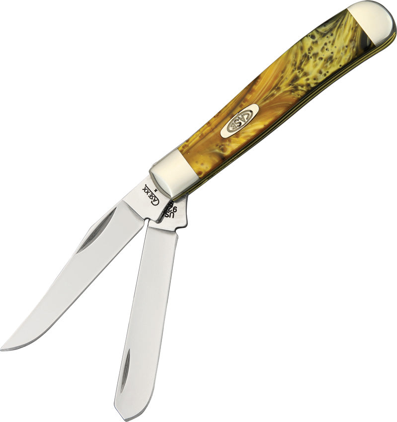 Case Cutlery Mini Trapper 24 Karat 920724KT by Case Cutlery
