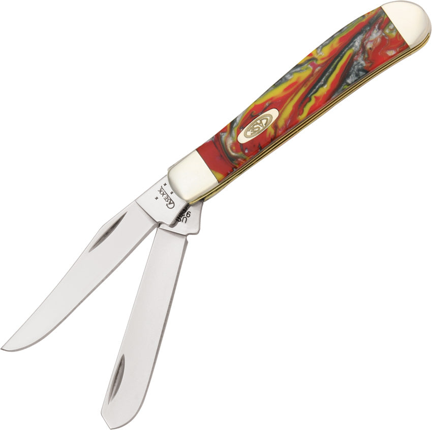 Case Cutlery Mini Trapper Fire In Box 9207FIB by Case Cutlery