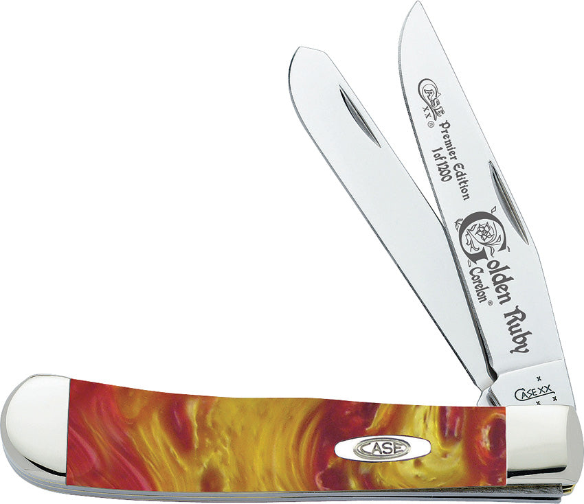 Case Cutlery Golden Ruby Trapper 9254GR by Case Cutlery