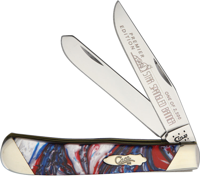 Case Cutlery Trapper Star Spangled Banner S9254STAR by Case Cutlery