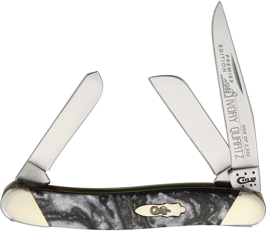 Case Cutlery Medium Stockman Ivory Quartz S9318IQ by Case Cutlery