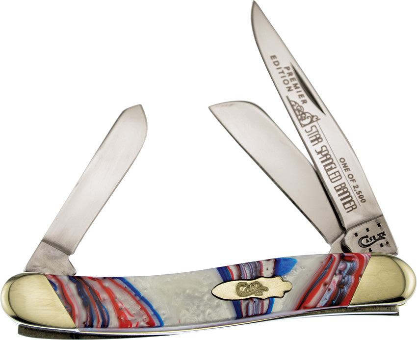 Case Cutlery Medium Stockman Star Spangled S9318STAR by Case Cutlery