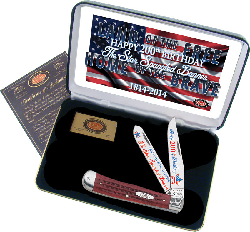 Case Cutlery Star Spangled Banner Trapper CAT-SSB/RPB by Case Cutlery