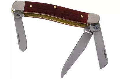Case Stockman Chestnut Bone Smooth, Embellished Medium Trapper in Gift Tin, 10431, 6318 SS pocket knife
