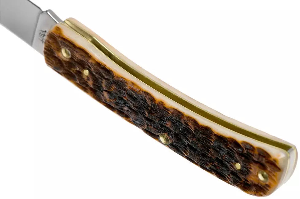 Case Sod Buster Jr Amber Jigged Bone, 30092, CV pocket knife
