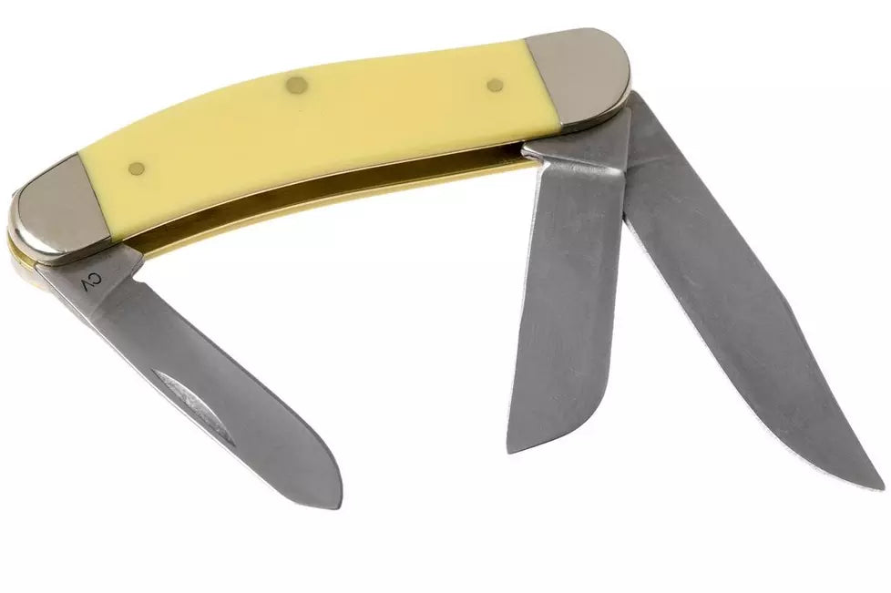 Case Medium Sowbelly Yellow Synthetic 30118, TB3339 CV pocket knife
