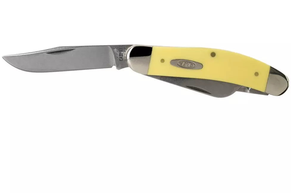 Case Medium Sowbelly Yellow Synthetic 30118, TB3339 CV pocket knife
