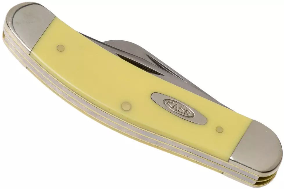 Case Medium Sowbelly Yellow Synthetic 30118, TB3339 CV pocket knife
