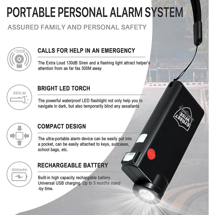 Streetwise Products Knight Light Alarm/Flashlight - portable flashlight - image 4