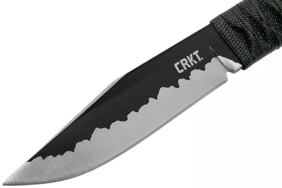 CRKT Nishi 4.42" 8Cr13MoV Ti-Nitride Fixed Blade Knife - Lucas Burnley - 2290
