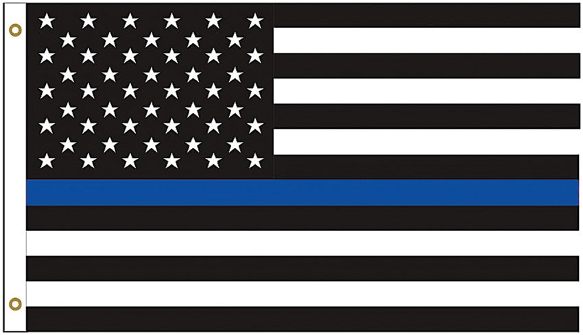 Thin Blue Line American Flag - outdoor flag - image 1