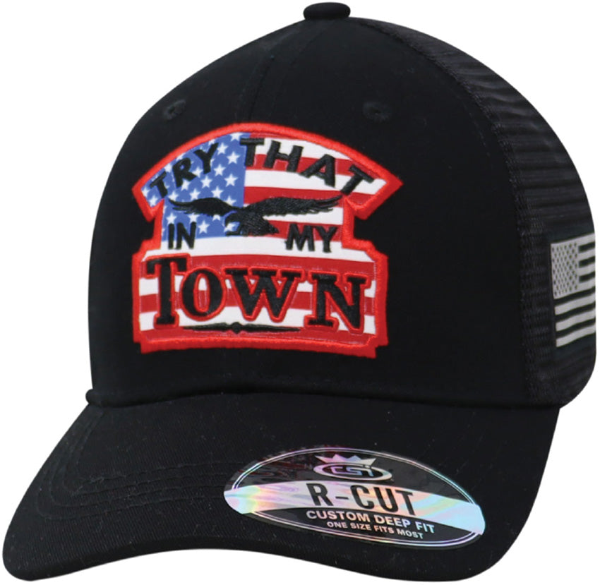 Hat Try That In My Town Blk - outdoor apparel - image 1
