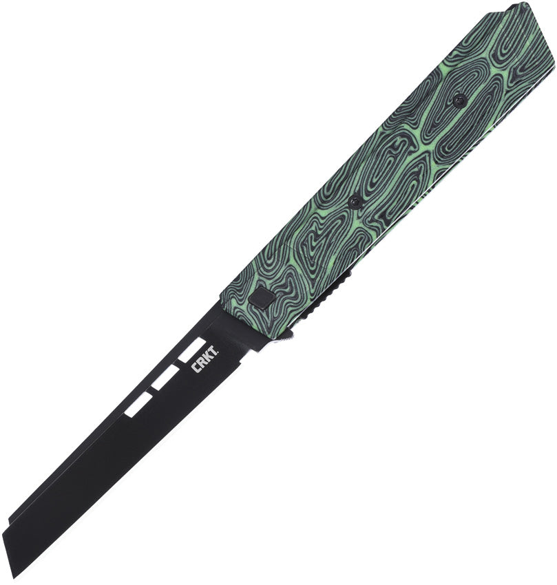 CRKT Zephyr Linerlock Green 3850G
