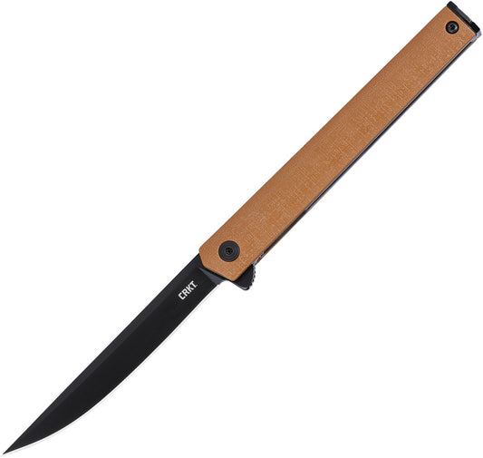 CRKT CEO Linerlock Brown 7097DK