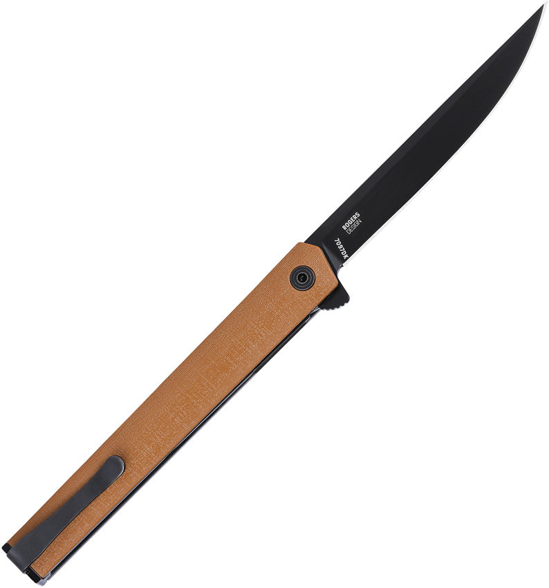 CRKT CEO Linerlock Brown 7097DK