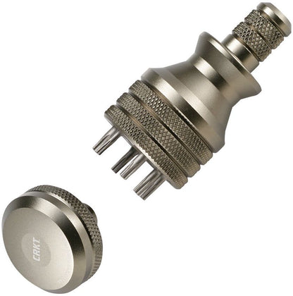 CRKT 6 Bit Driver Tool Silver 9910