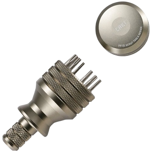 CRKT 6 Bit Driver Tool Silver 9910