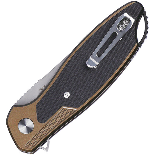 CRKT Jake Linerlock Brown K360GXP