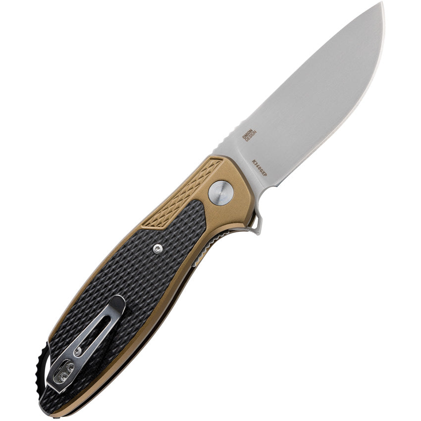 CRKT Jake Linerlock Brown K360GXP