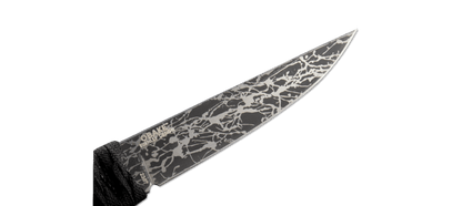 CRKT Obake Fixed Blade Tactical Knife – Cord Wrapped Handle