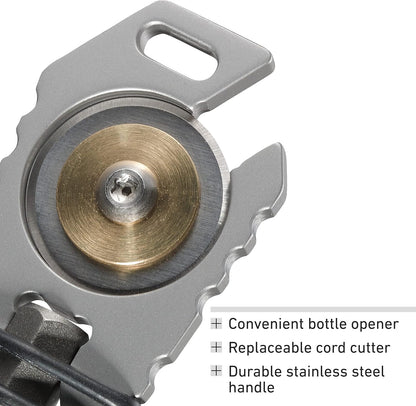 CRKT Pry Cutter Keychain Tool – Compact Stainless Steel Multi-Tool