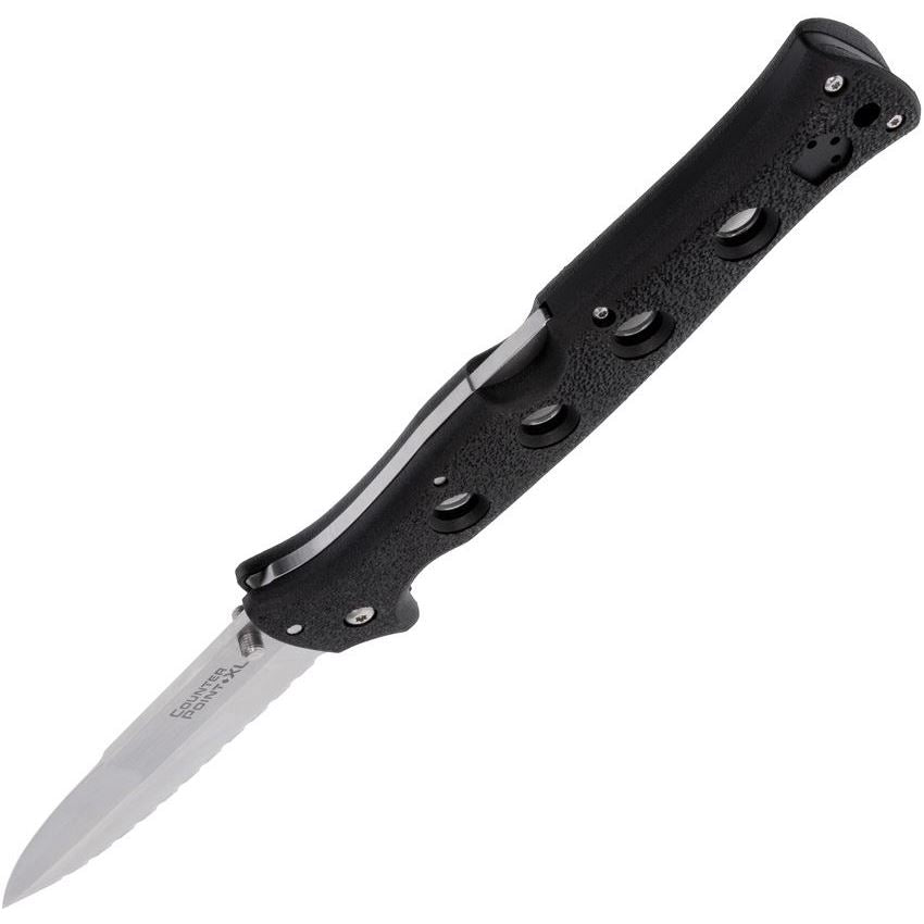Cold Steel 10AAS Counter Point XL Lockback Knife Black Handles