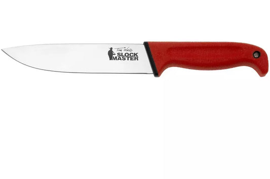 Cold Steel Scalper Slock Master CS-20VSTW, Polished 4116 RVS, Red Kray-Ex, hunting knife, Tim Wells design

