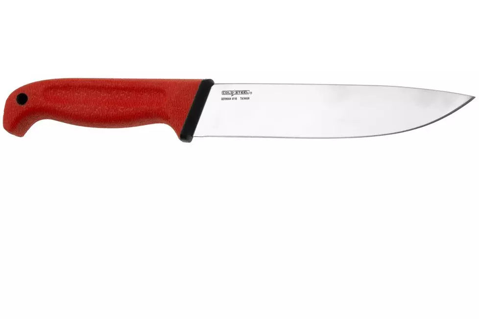 Cold Steel Scalper Slock Master CS-20VSTW, Polished 4116 RVS, Red Kray-Ex, hunting knife, Tim Wells design
