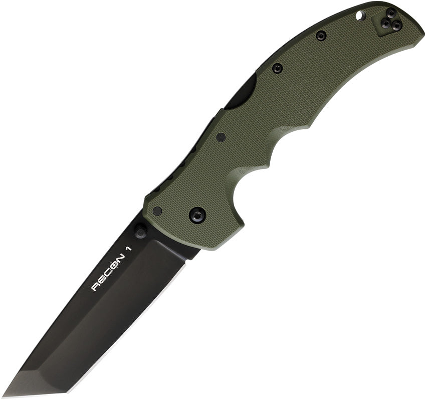 Cold Steel Recon 1 Lockback Tanto OD CS-27BT-ODBK-BRK by Cold Steel