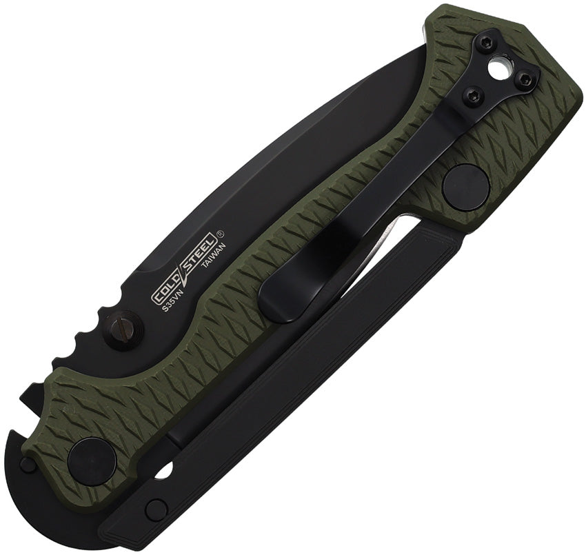 Cold Steel AD-15 Scorpion Lock OD CS-58SQ-ODBK-BRK