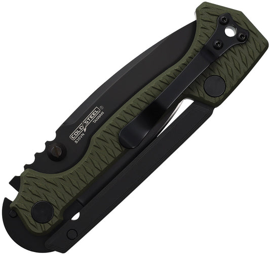 Cold Steel AD-15 Scorpion Lock OD CS-58SQ-ODBK-BRK
