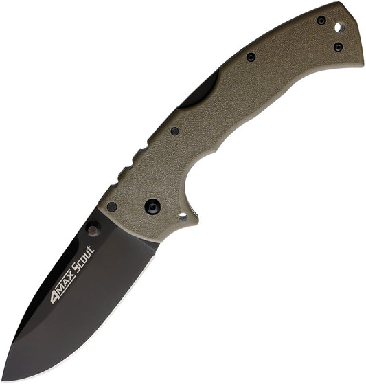 Cold Steel 4-Max Scout Lockback DE CS-62RQ-DEBK-BRK by Cold Steel