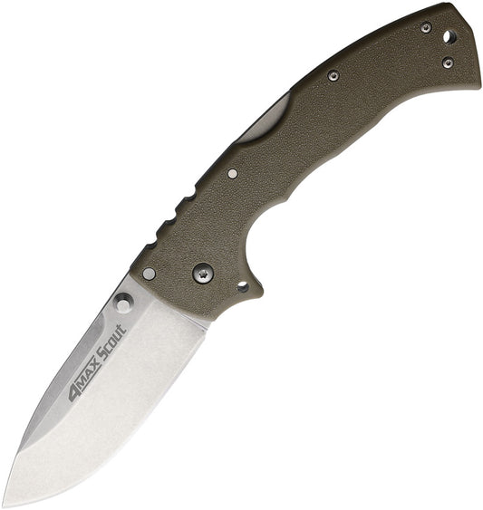 Cold Steel 4-Max Scout Lockback DE CS-62RQ-DESW-BRK by Cold Steel