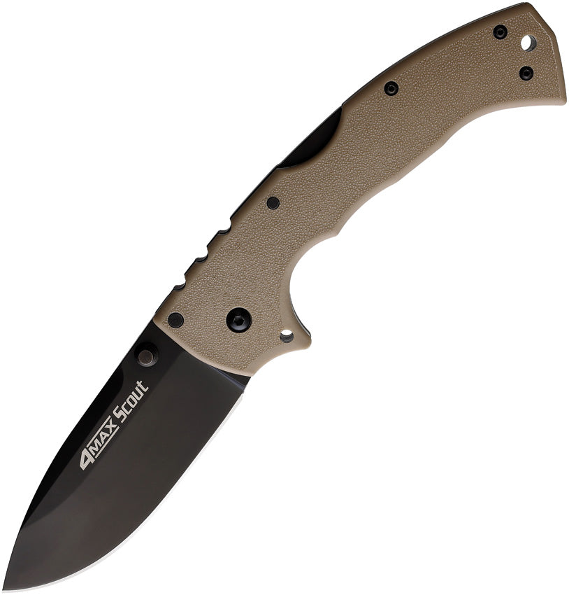 Cold Steel 4-Max Scout Lockback DT CS-62RQ-DTBK-BRK by Cold Steel