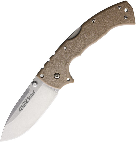 Cold Steel 4-Max Scout Lockback DT CS-62RQ-DTSW-BRK by Cold Steel