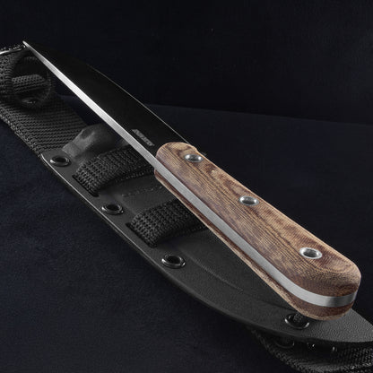 Condor 181556 Skirmish Steel Blade Knife with Natural Canvas Micarta Handle
